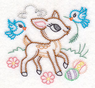 Easter Deer (Vintage)