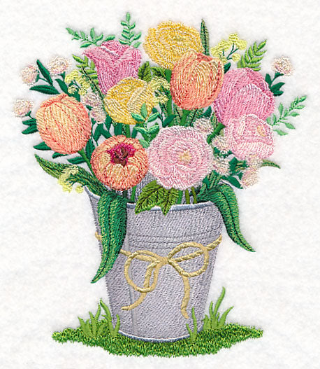 Spring Bucket of Blooms
