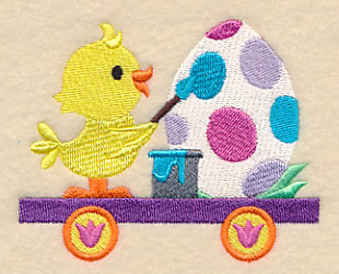 Easter Train - Painting Chick