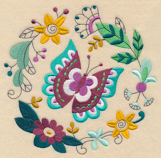 Brilliant Butterfly Wreath