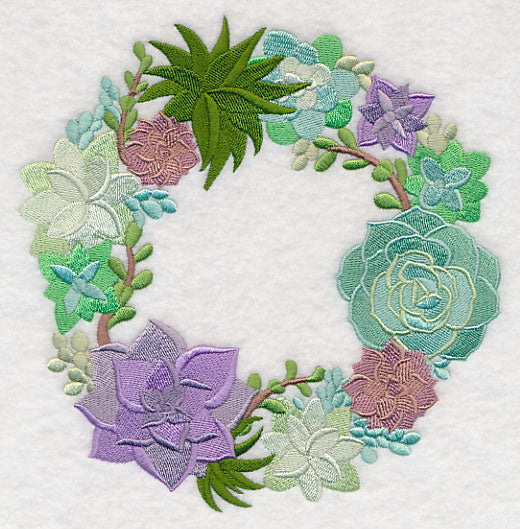 For the Love of Succulents Wreath