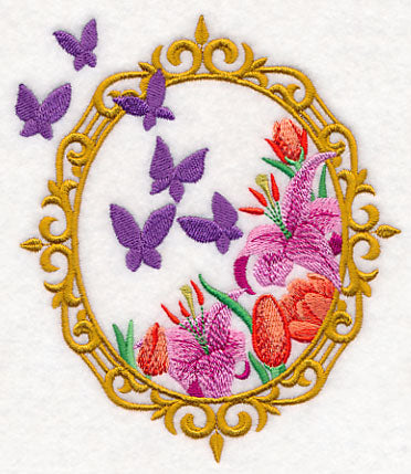 Baroque Natura Cameo - Butterflies