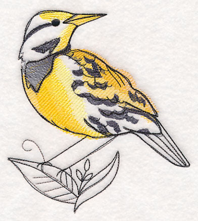 Meadowlark in Watercolor