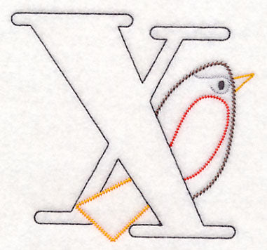 Baby Animals Letter X (Vintage) - 4 1/2 Inch