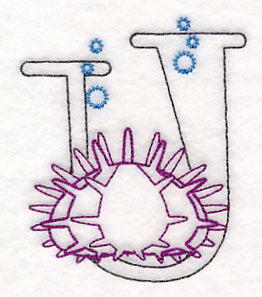 Baby Animals Letter U (Vintage) - 4 1/2 Inch