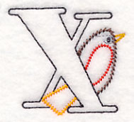 Baby Animals Letter X (Vintage) - 4 1/2 Inch