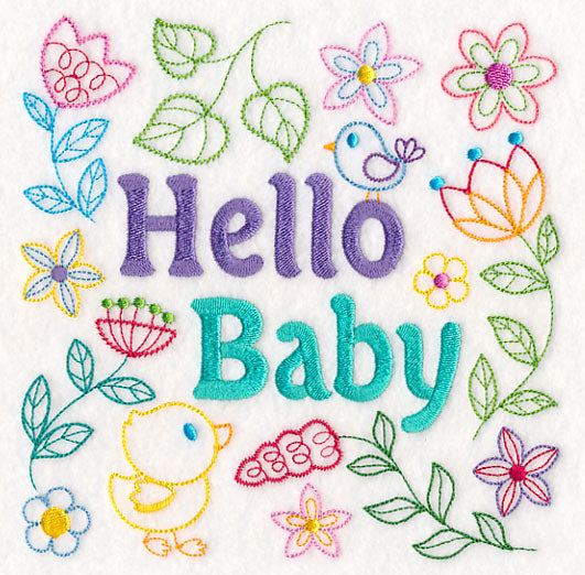 Hello Baby Square