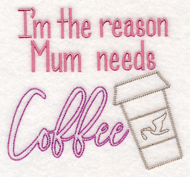 I'm the Reason Mum Needs Coffee
