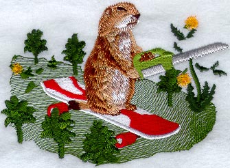 Gardening Prairie Dog
