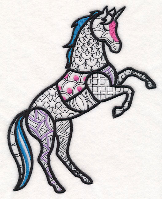 Mystical Unicorn (Blackwork)