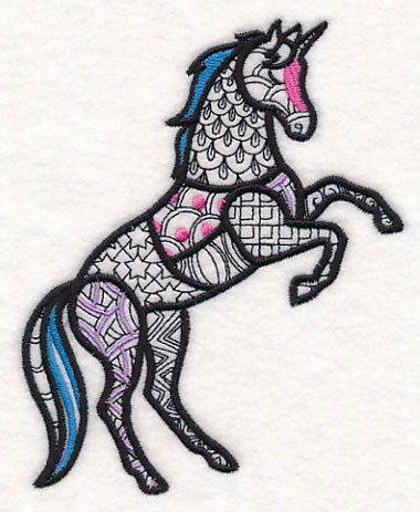Mystical Unicorn (Blackwork)