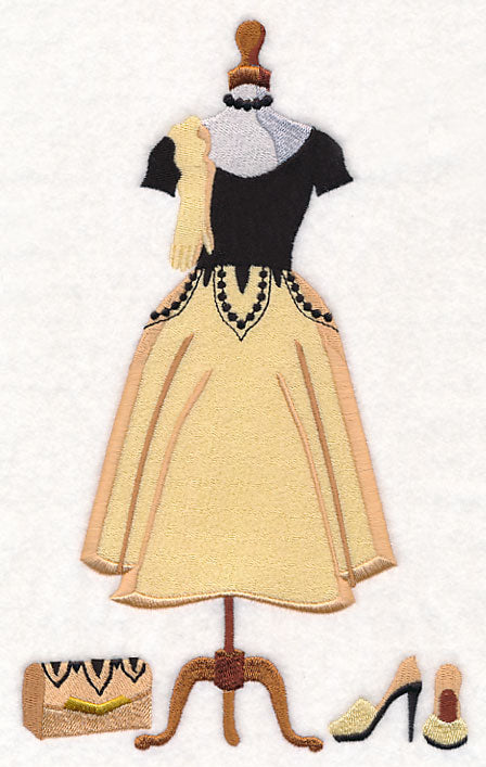 Chiffon and Tulle Hollywood Dress Form