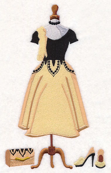 Chiffon and Tulle Hollywood Dress Form