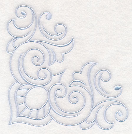 Graceful Filigree Corner