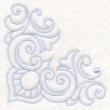 Graceful Filigree Corner