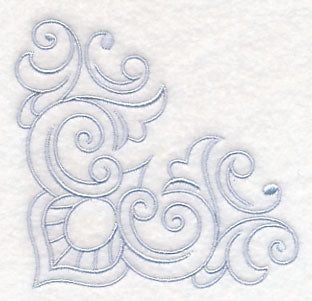 Graceful Filigree Corner