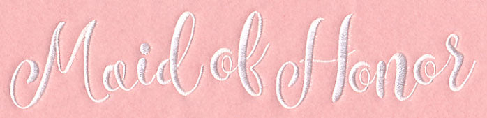 Wedding Typography - Maid of Honor