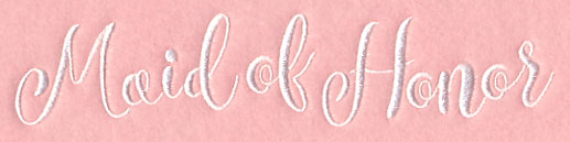 Wedding Typography - Maid of Honor