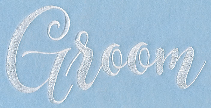 Wedding Typography - Groom