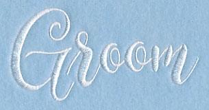 Wedding Typography - Groom