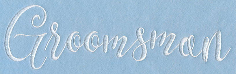 Wedding Typography - Groomsman