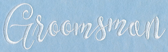 Wedding Typography - Groomsman