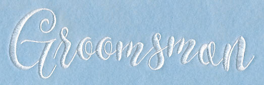 Wedding Typography - Groomsman