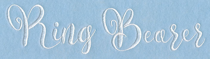 Wedding Typography - Ring Bearer