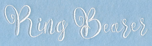 Wedding Typography - Ring Bearer