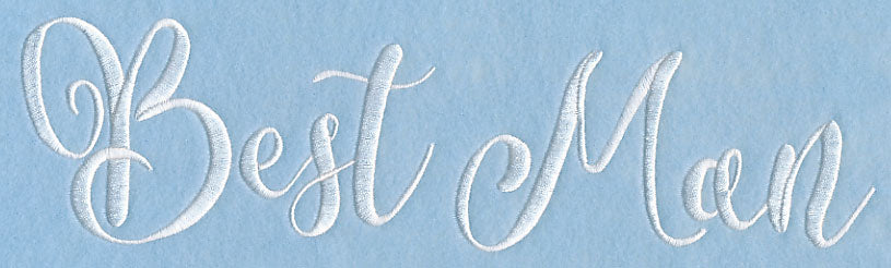 Wedding Typography - Best Man