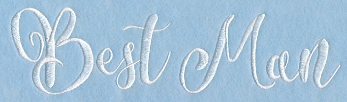 Wedding Typography - Best Man