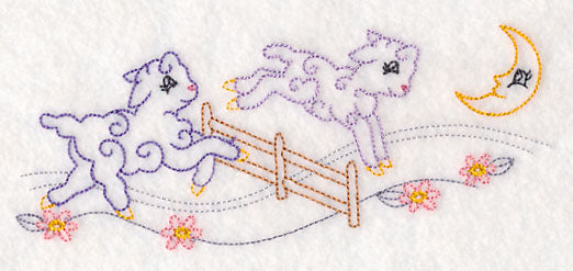 Counting Sheep Border (Vintage)