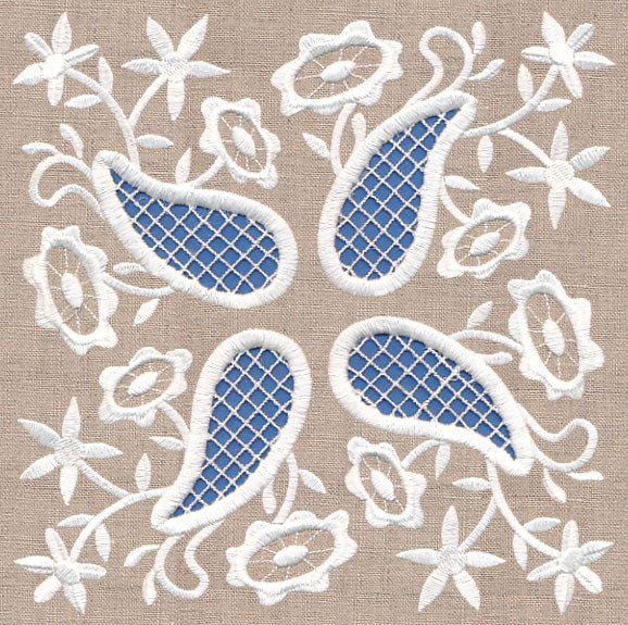 Nature Square (Cutwork)