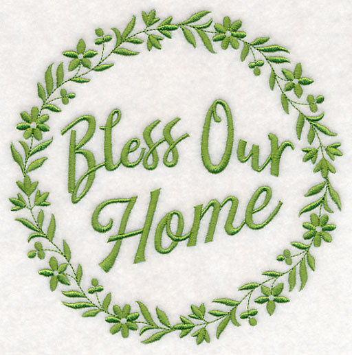 Bless Our Home Simple Wreath