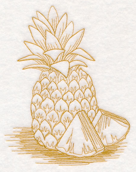 Pineapple Etching