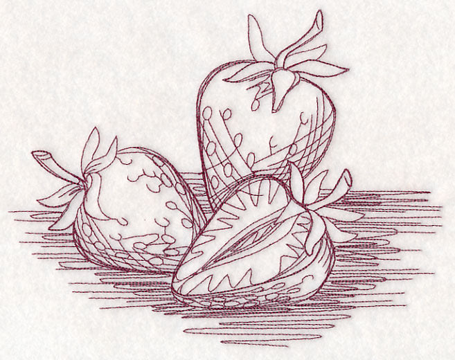 Strawberry Etching