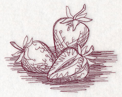 Strawberry Etching