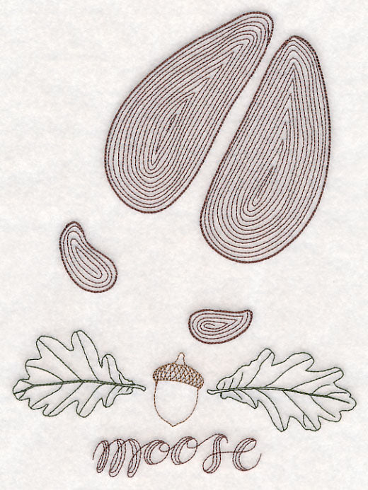 Animal Tracks - Moose (Vintage)