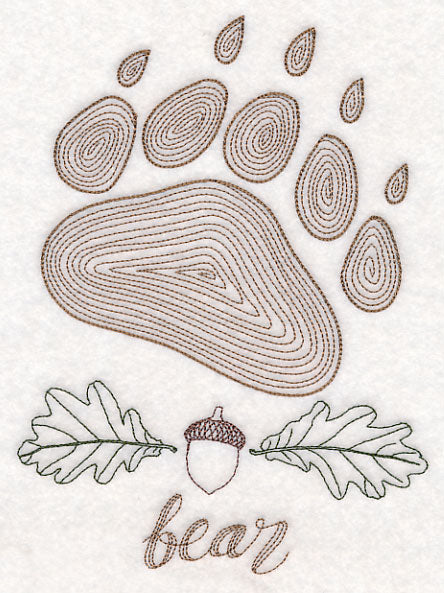 Animal Tracks - Bear (Vintage)