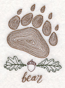 Animal Tracks - Bear (Vintage)