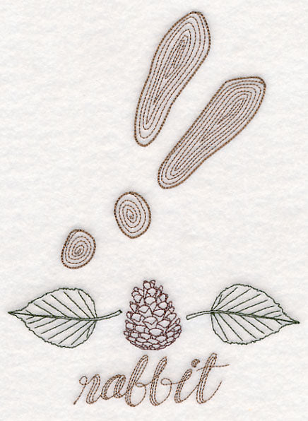 Animal Tracks - Rabbit (Vintage)