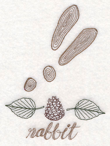 Animal Tracks - Rabbit (Vintage)