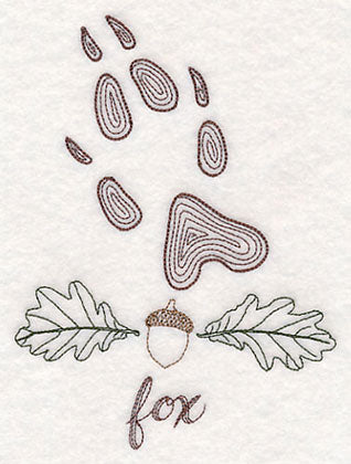 Animal Tracks - Fox (Vintage)