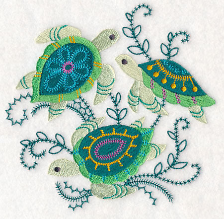 Sea Life Scenes - Turtles