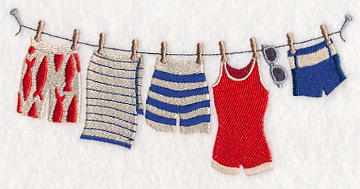 Retro Swimsuit Clothesline - Men's