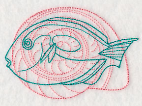 Underwater Surgeonfish Medallion 1