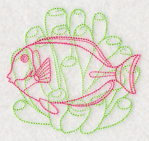 Underwater Surgeonfish Medallion 2