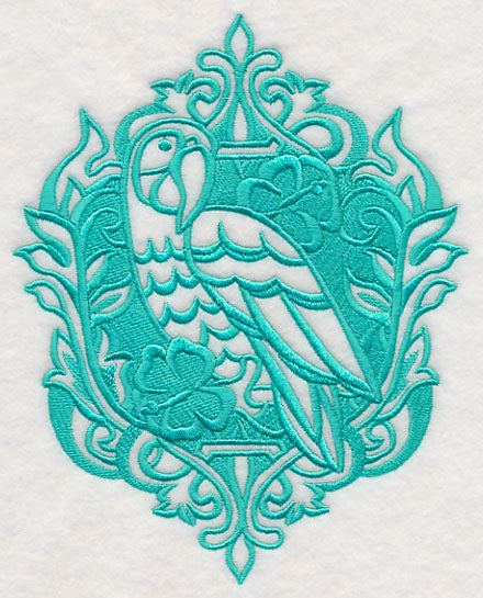 Summertime Damask Parrot