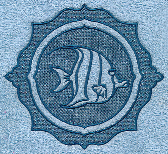 Fish Medallion (Embossed)