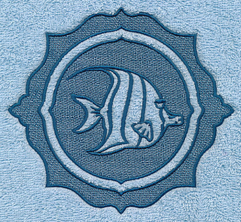Fish Medallion (Embossed)